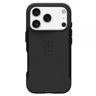 Husa MagSafe pentru Apple iPhone 17 Pro, Urban Armor Gear, Civilian, Neagra