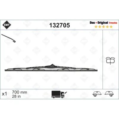 Lamela stergator SWF 132705