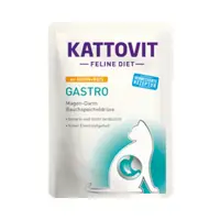Hrana umeda pentru pisici Kattovit Feline Diet Gastro cu Pui si Orez 85 gr