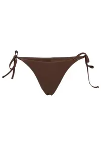 Costum de baie dama - bikini - croiala stramta - poliamida/elastan - maro
