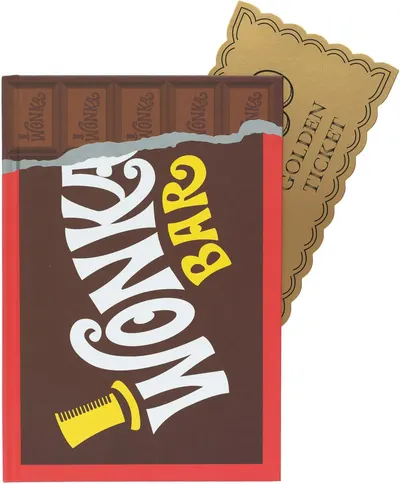 Caiet cu semn de carte Erik Movies: Wonka - Willy Wonka Bar