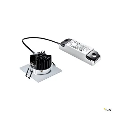 PATTA-I 9W 3000K 38° patrat aluincl. Driver