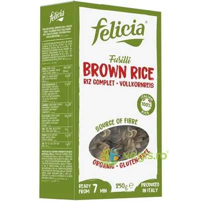Fusilli din Orez Integral 250g