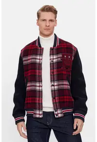 Geaca bomber Varsity MW0MW34023 - Rosu