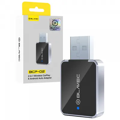 Adaptor Carplay / Android Auto Wireless Blavec BCP-02 pentru Apple iPhone / Android Series