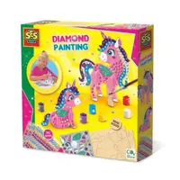 Set de pictura pentru copii cu diamante adezive si unicorn