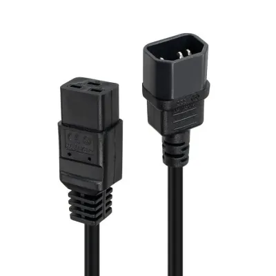 Cablu alimentare IEC C14 la C19 1m Negru, Lindy L30490