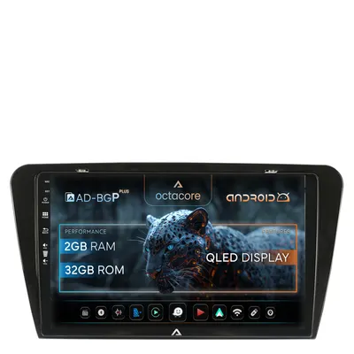 Navigatie Skoda Octavia 3 (2013-2018), Android, P-Octacore 2GB RAM + 32GB ROM, 10.1 Inch - AD-BGP10002+AD-BGRKIT026