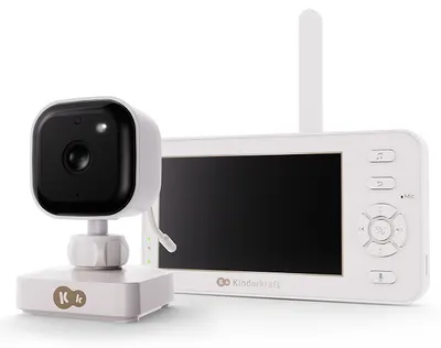 Kinderkraft Video babyphone - Niteeye Travel, 4.3", alb