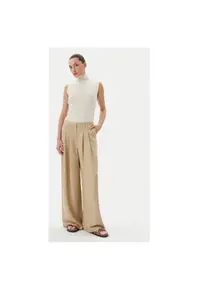 Pantaloni dama 5503840 - Viscoza/In - Bej - Bej