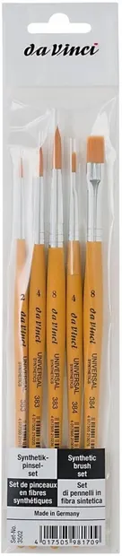 Set pensule pentru pictură da Vinci - Universal Synthetics, 5 buc.