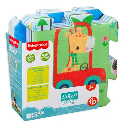 Puzzle pentru podea pentru bebeluși Trefl din 8 piese - In Parc