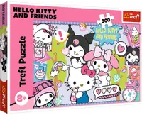 Puzzle Trefl din 300 piese - Hello Kitty: Trio nebun