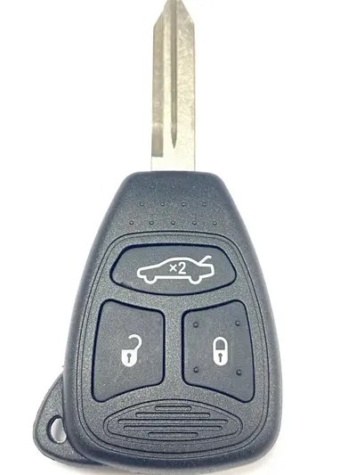 Carcasa cheie Techstar® 3 butoane pentru Chrysler 300C, Dodge, Jeep – compatibila lama CY24 (2005–2008)