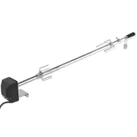 Gossi rotisor cu motor profesional pentru gratar, otel, 1200 mm