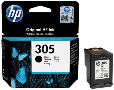 Cartuș de cerneală HP - 305, pentru DeskJet 27xx/41xx/Envy 6000, negru