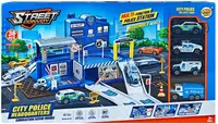 Set de joacă Yifeng - Street Convoy, sediu de poliție cu 4 mașini, 36 piese