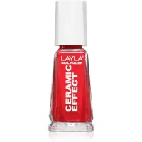 Layla Cosmetics Ceramic Effect lac de unghii culoare N. 45 Coral Bay 10 ml