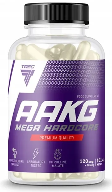 AAKG Mega Hardcore, 120 capsule, Trec Nutrition