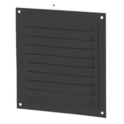 VENTS Grila metalica 125*125mm negru