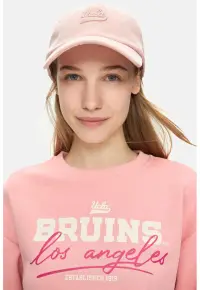 Sapca cu broderie logo unisex Fortuno - Roz