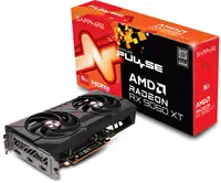 Placă video Sapphire - Radeon RX 9060 XT OC, 16GB, GDDR6, negru