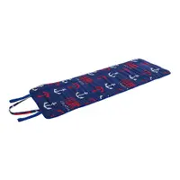 Pernă pentru scaun de grădină roșie/albastră pentru șezlong 52x148 cm Anchors – B.E.S.