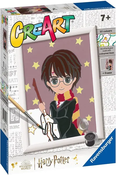Set de pictură pe numere Ravensburger CreArt - Harry Potter