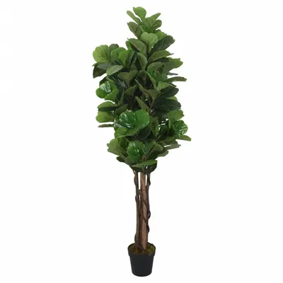 Gossi smochin artificial cu frunze 232 de frunze 180 cm verde