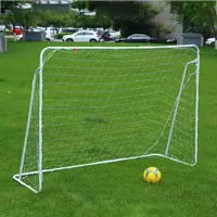 Poarta de fotbal pentru copii, cu plasa, 213x150x75 cm, cadru otel