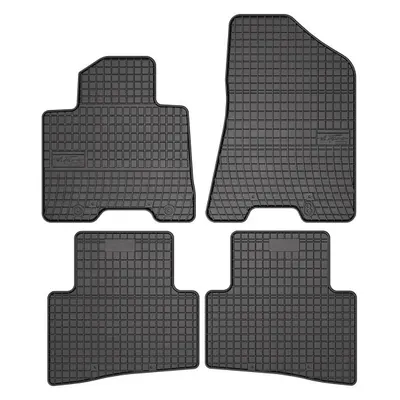 Covor podea FROGUM cauciuc, 4 buc. BASIC, fata spate, set, culoare neagra, potrivit HYUNDAI TUCSON; KIA SPORTAGE II, SPORTAGE III, SPORTAGE IV 09.04-09.22, SUV