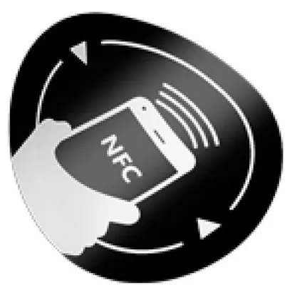 Eticheta NFC autoadeziva, antimetal, rotunda NFC-3513BK