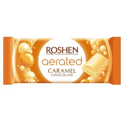 Ciocolata aerata cu caramel Roshen Bubble, 80 g Engros