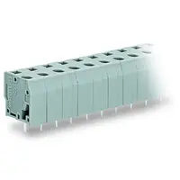 PCB terminal block; 2.5 mm²; Pin spacing 7.5 mm; 10-pole; CAGE CLAMP®; 2,50 mm²; gray