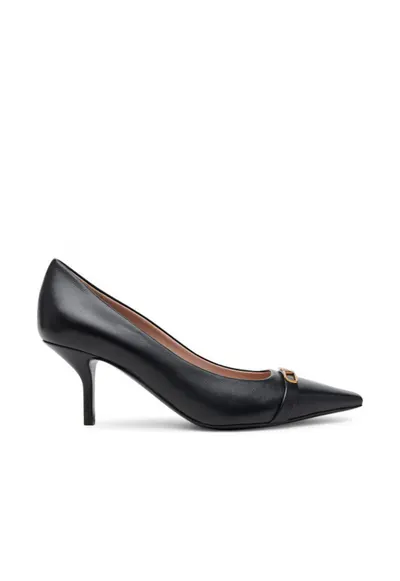 Pantofi dama - cu toc - piele naturala - negru