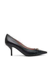 Pantofi dama - cu toc - piele naturala - negru