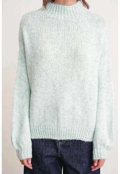 Pulover dama - Verde menta - Tricot
