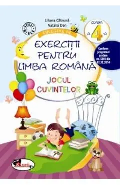 Culegere de exercitii pentru limba romana. Jocul cuvintelor - Clasa 4