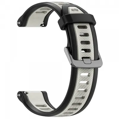 Curea Techsuit W053 pentru Samsung Galaxy Watch / Huawei Watch Series, 20mm, Gri