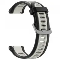 Curea Techsuit W053 pentru Samsung Galaxy Watch / Huawei Watch Series, 20mm, Gri