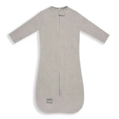 Saculet Swaddle pentru infasat din bumbac + caciulita Beige Sleepee