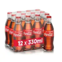 Bautura carbogazoasa Coca-Cola Gust Original, sticla, 0.33 l, SGR Engros