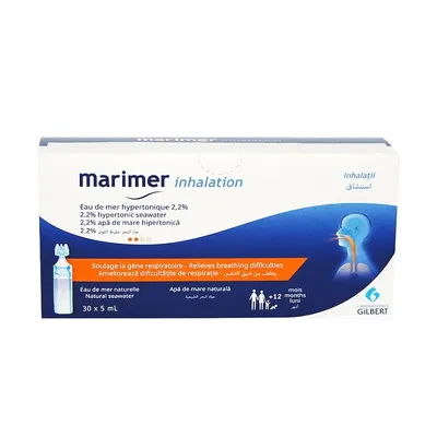 Marimer Inhalatii 2,2%, 30 unidoze x 5 ml, Gilbert