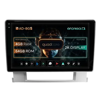 Navigatie 2K Opel Astra J, Android, S-Quadcore 4GB RAM + 64GB ROM, 9.5 Inch - AD-BGS90042K+AD-BGRKIT253