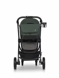 Geanta multifunctionala pentru mamici Euro Cart, compatibila carucioarelor Corso si Crox, cu un compartiment si buzunare, impermeabila si complet rigida, dimensiune 44 x 27 x 14 cm, Jungle