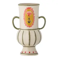 Vază bej din gresie pictată manual (înălțime 21 cm) Odina – Bloomingville