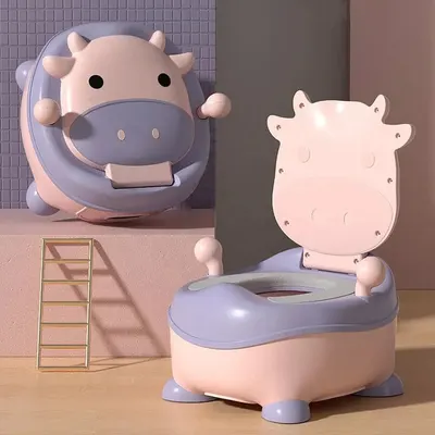 Olita Little Mom Little Calf Pink cu adaptor moale, manere, capac rabatabil, insert detasabil, varsta recomandata 1 an+
