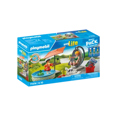 Playmobil-Disctractie la Piscina in Curte
