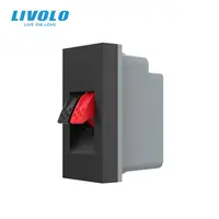 Modul priza cabluri audio, 1M Negru