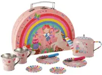Set metalic de ceai pentru copii Floss and Rock - Zana curcubeului